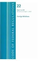 Cover for Code of Federal Regulations, Title 22 : Parts 1-299  Department of State