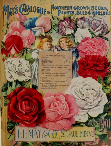 Cover for May's catalogue of northern grown seeds, plants, bulbs & fruits