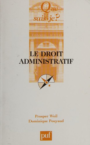 Cover for Le droit administratif
