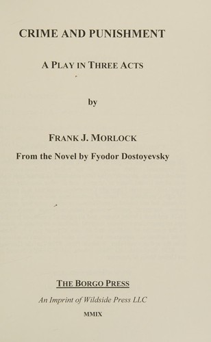 Cover for Crime and Punishment