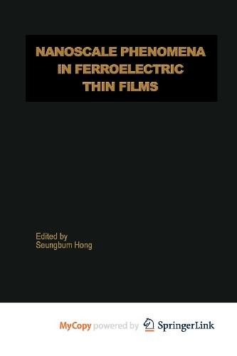 Cover for Nanoscale Phenomena in Ferroelectric Thin Films