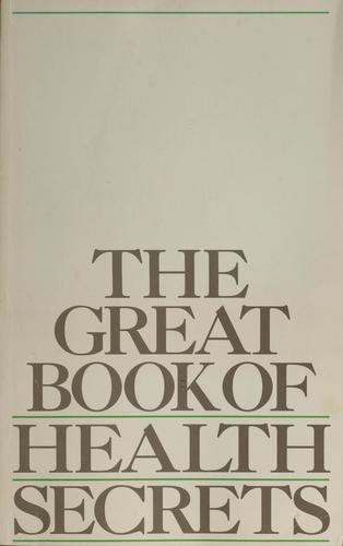 Cover for The great book of health secrets
