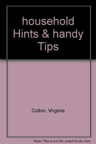 Cover for Household Hints and Handy Tips
