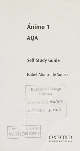Cover for Ánimo