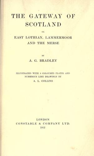 Cover for The gateway of Scotland