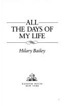 Cover for All the days of my life