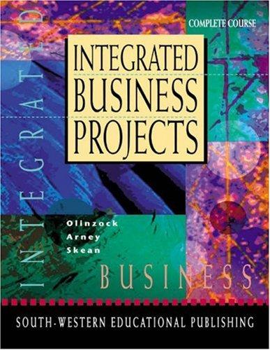 Cover for Integrated Business Projects (with CD-ROM)