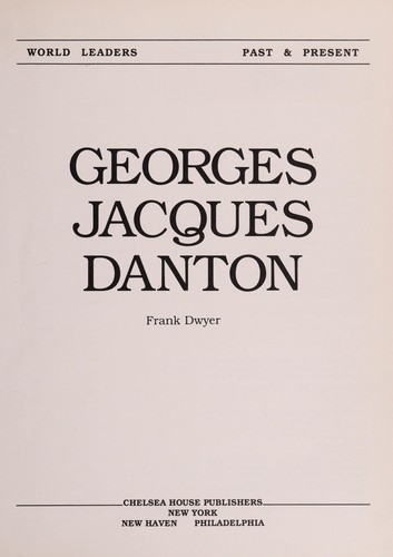 Cover for Georges Jacques Danton