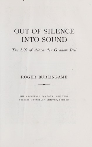 Cover for Out of silence into sound