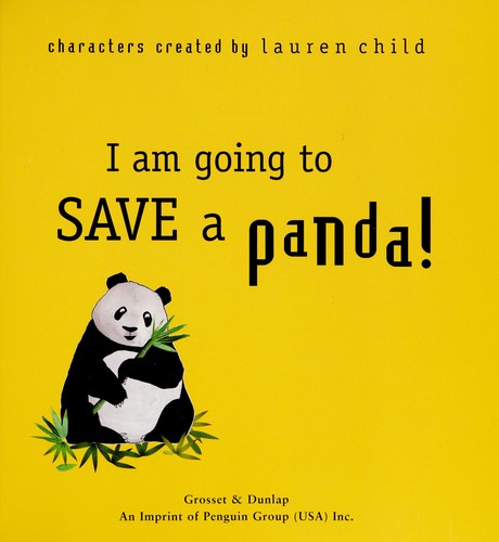 Cover for I am going to save a panda!
