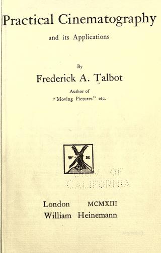 Cover for Practical cinematography and its applications