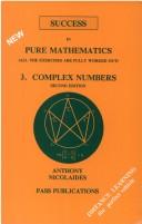 Cover for GCE A Level Pure Mathematics