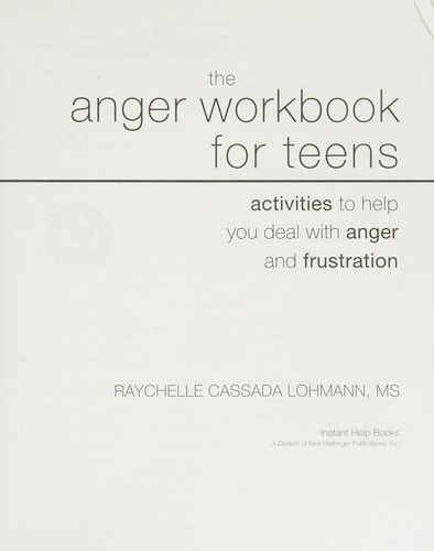 Cover for The anger workbook for teens