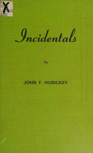 Cover for Incidentals
