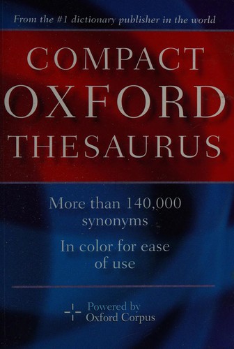 Cover for Oxford compact thesaurus