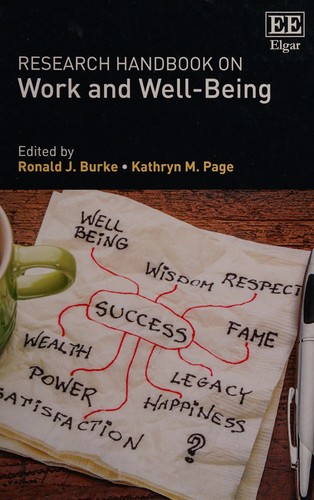 Cover for Research Handbook on Work and Well-Being