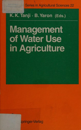 Cover for Management of water use in agriculture