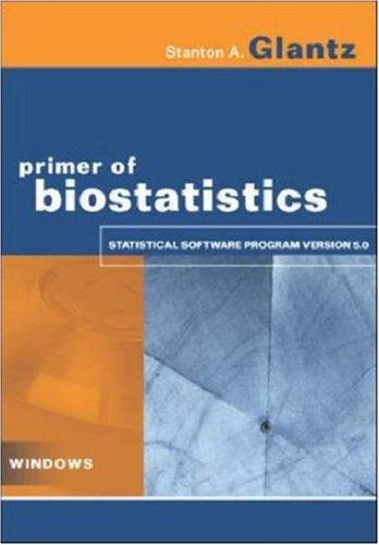 Cover for Primer of Biostatistics Statistical Software Program CD-ROM