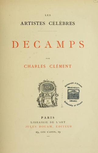 Cover for Decamps