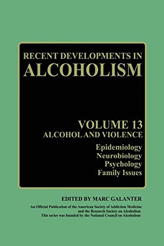 Cover for Recent Developments in Alcoholism