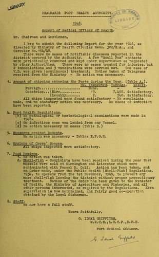 Cover for [Report 1948]