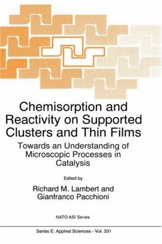 Cover for Chemisorption and reactivity on supported clusters and thin films