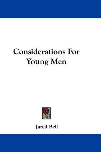 Cover for Considerations For Young Men