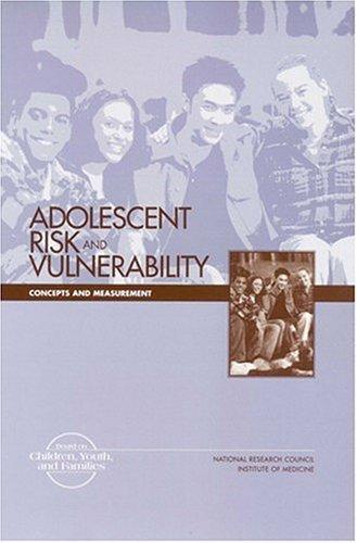 Cover for Adolescent Risk and Vulnerability