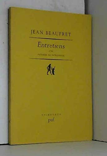 Cover for Entretiens avec Frédéric de Towarnicki