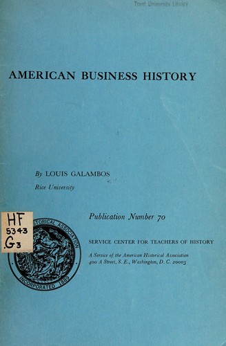 Cover for American business history.