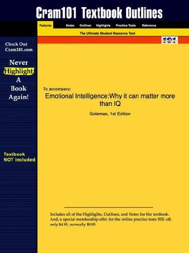 Cover for Cram101 Textbook Outline for Emotional Intelligence