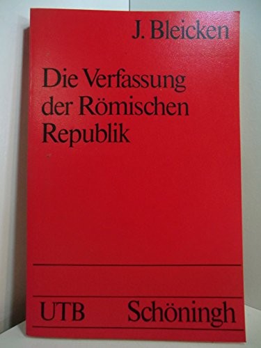 Cover for Die Verfassung der römischen Republik