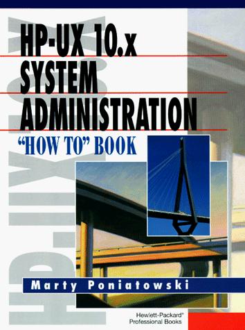 Cover for HP-UX 10.x system administration