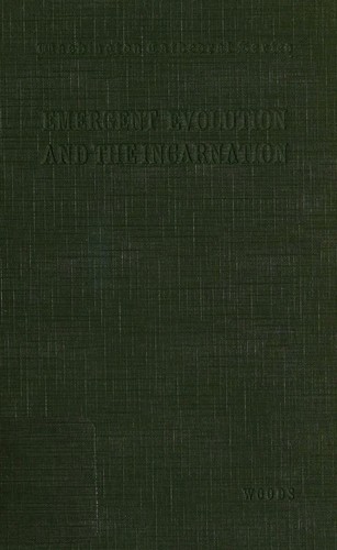 Cover for Emergent evolution and the incarnation