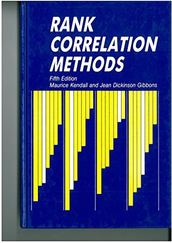 Cover for Rank correlation methods
