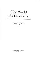 Cover for The world as I found it