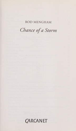 Cover for Chance of a Storm