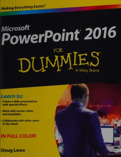 Cover for PowerPoint 2016 for dummies
