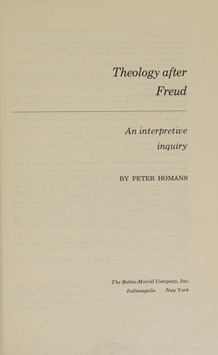 Cover for Theology after Freud