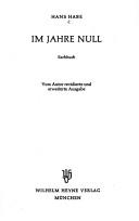 Cover for Im Jahre null