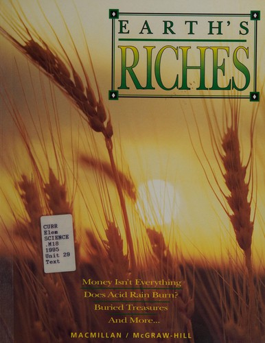 Cover for Earth's riches