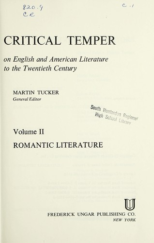 Cover for Critical Temper