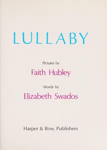 Cover for Lullaby