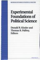 Cover for Experimental foundations of political science
