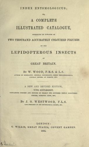 Cover for Index entomologicus