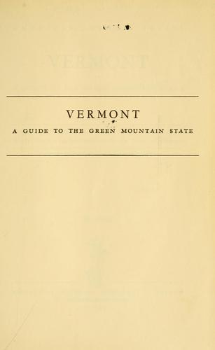 Cover for Vermont