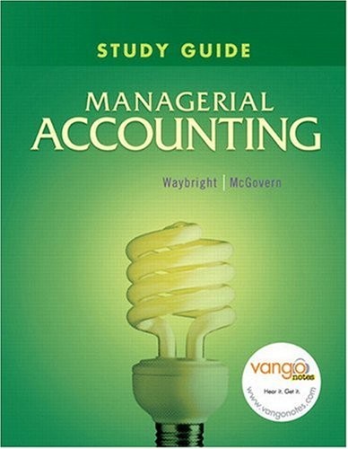 Cover for Managerial Accounting