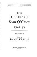 Cover for Letters of Sean O'Casey