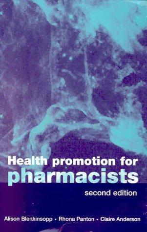 Cover for Health Promotion for Pharmacists (Oxford Medical Publications)