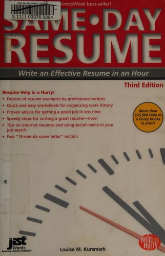 Cover for Same-day resume